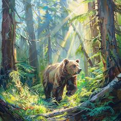 Grizzly Bear: Craft Unique Stories with Wildlife Grizzly Bear Craft, Bear Craft, Meditation Corner, Bear Paintings, Bear Crafts, Bear Decor, Grizzly Bear, Beautiful Animals, Natural Colors