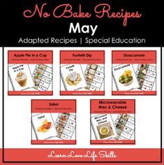 the no bake recipe may is available for students to use on their menus