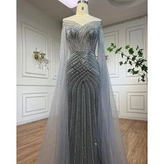 Ships in 1 to 3 Days - Nude Arabic Mermaid Cape Sleeves O-Neck Beaded Evening Dress - Luxury Gown for Women's Wedding Party 2024 Luxury Gown, Cape Sleeves, Mermaid Silhouette, Mermaid Evening Dresses, Evening Dresses Elegant, Grand Entrance, Party Gowns, Formal Event, Evening Dress