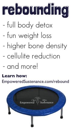 rebounding may be the most idea exercise. Here's how and why you should do it! Full Body Detox, Bouncy House, Body Detox, Get In Shape