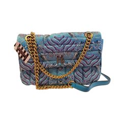 Nwt Henri Bendel 712 Convertible Shoulder Bag Tahitian Tide Multi Color. Convertible Chain Strap Can Adjust To Be Worn As A Shoulder Bag Or Crossbody. Quilted Leather Silver Hardware Interior Zippered Pocket And Open Pocket Exterior Back Open Pocket Dimensions: 7"H X 11"W X 4"D Shoulder Strap Drop: 12" Crossbody Strap Drop: 21" New With Tags!! Never Worn!! Luxury Purple Shoulder Bag With Detachable Strap, Luxury Purple Shoulder Bag With Adjustable Strap, Luxury Purple Shoulder Bag With Chain Strap, Luxury Multicolor Bag With Chain Strap, Designer Blue Bag With Chain Strap, Luxury Multicolor Bags With Chain Strap, Luxury Multicolor Shoulder Bag With Magnetic Closure, Blue Shoulder Bag With Magnetic Closure For Travel, Henri Bendel Handbags