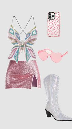 #ootd #fashion #outfitinspo #taylorswift #erastour Taylor Swift Concert Fits, Eras Tour Fits Lover, Lover Ts Inspired Outfits, Ttpd Outfits Eras Tour, Ttpd Eras Tour Outfit Ideas, Lover Inspired Outfits, Eras Outfits Taylor Swift, Eras Tour Ttpd Outfit, Lover Outfit Taylor Swift