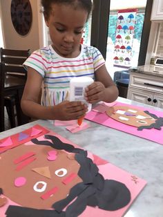 Fun & Easy Preschool Portrait Activity: Shape Self Portraits