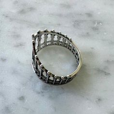 Beautifully detailed silver gothic gate ring. This ring is adjustable. Gothic Gate, Band Necklace, Custom Wedding, Ring Shopping, Antique Jewelry, Wedding Rings Engagement, Wedding Engagement, Charm Necklace, Gate