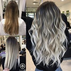 Grown Out Blonde Hair, Platinum Blonde Balayage, Ice Blonde Hair, Wedding Hair Colors, Grey Blonde Hair, Blonde Hair Brown Eyes, Hair Diffuser, Diy Hair Color, Ice Blonde