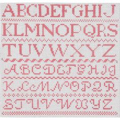 ABC Sampler in Pink Painted Canvas Le Point Studio Needlepoint Letters Alphabet Charts, Lego Printmaking, Needlepoint Letters, Needlepoint Alphabet, Cross Stitch Monogram Patterns, Needlepoint Monogram, Graph Art, Alphabet Patterns, Purl Knit