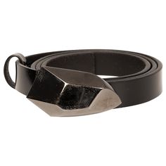 Thin Gucci belt made with black leather and features a geometrical modern silver tone rock-shaped buckle with the "Gucci" logo stamped on it. Very minimalistic. COLOR: Black MATERIAL: Patent leather ITEM CODE: 228556-480199-8534 MEASURES: L 38” x W 1.6” SIZE: 85/34 COMES WITH: Dust bag CONDITION: Very good - faint scratches & stretching. Scratches to buckle. Made in Italy ------------------------------------------------------------------------------------------------------------- CARTEBLANCHESHOP.COM is an online boutique which also provides curation, consignment and customization services for authentic designer luxury items. CARTEBLANCHESHOP.COM is not an authorized brand dealer of Hermes, Chanel, Gucci, Saint Laurent or Dior nor are we affiliated with these brands. We purchase many of ou Chanel Vintage, Boutique Online, Gucci Belt, Gucci Black, Leather Items, Vintage Barbie, Black Patent Leather, Luxury Items, Leather Belt