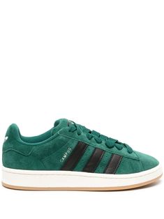 green/black suede panelled design signature 3-Stripes logo logo print to the side branded heel counter logo-embossed tongue round toe front lace-up fastening flatform sole branded insole soft lining Sporty Green Platform Sneakers With Laces, Green Adidas Sneakers With Laces, Green Suede Skate Shoes With Round Toe, Green Suede Round Toe Skate Shoes, Adidas Green Skate Shoes With Three Stripes, Green Skate Shoes With Three Stripes And Round Toe, Green Skate Shoes With Three Stripes Branding, Green Suede Adidas Sneakers, Green Suede Sneakers With Boost Midsole