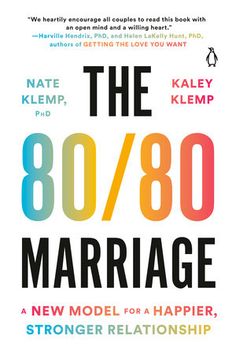 the book cover for the 80 / 80 marriage