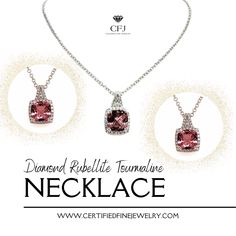 Adorn yourself with elegance! Click 'buy now' and let our exquisite necklaces be the highlight of your collection! Diamond Rubellite Tourmaline Necklace 5.47 CT 18k Gold Item# 921150 Certified $5590 Price $3110 20% OFF SALE PRICE SALE PRICE $2488 USE “BLOWOUT20” AT CHECKOUT!! #necklace #tourmaline #rubellite #diamondnecklace #jewelleryinspiration #jewelleryillustration #jewelleryinspo #jewelleryinfluencer #jewellerideas #jewelleryinspirations #jewelleryindustry #jewelleryinreasonablerate #jewellerygoals #jewellerygifts #jewellerygift #jewellerygallery #jewelleryforgifts #jewelleryglam #jewellerygiftsforwomen #newyork #usa #newyorkjewelery Rubellite Tourmaline