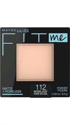 Maybelline Fit Me Matte + Poreless Pressed Face Powder Makeup & Setting Powder, Natural Ivory, 1 Count Face Powder Makeup, Fit Me Matte And Poreless, Makeup Setting Powder, Maybelline New York, Powder Makeup, Face Powder, Setting Powder, Maybelline, Beauty And Personal Care