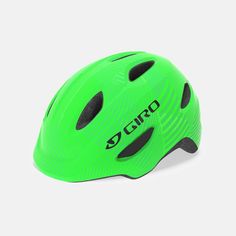 the giro helmet in neon green