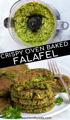 crispy oven baked falafel is an easy and delicious appetizer