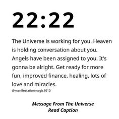 2222 Angel Number, Numerology Numbers, Better Body, Angel Messages, Manifesting Money, Positive Self Affirmations