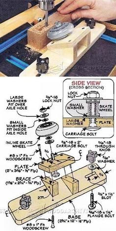 an instruction manual on how to use a router for woodworking and other projects