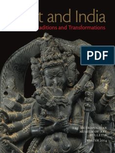 a book cover with an image of a statue and the title, india meditations and translations