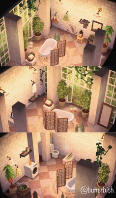 an aerial view of a bathroom and living room in the game simplorama