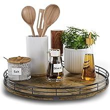 Amazon.com Shopping Cart Plants For Kitchen Cabinets, Centerpieces Coffee Table, Farmhouse Lazy Susan, Lazy Susan Spice Rack, Diy Kitchen Hacks, Wooden Lazy Susan, Lazy Susan Organization, Kitchen Countertop Organization, Bathroom Vanity Tray