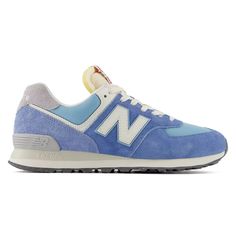 New Balance 574 Blue, Blue Laguna, New Balance 574 Womens, New Balance Shoe, Burlington Socks, Laguna Blue, New Balance Style, Trail Design, New Balance Blue