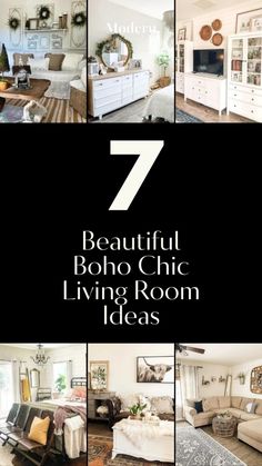 the 7 beautiful boho chic living room ideas