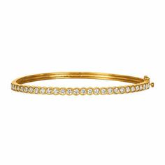 2.00 Carat Natural Diamond Miligrain Bezel Bangle Bracelet G SI 14K Yellow Gold 100% Natural Diamonds, Not Enhanced in any way Round Cut Diamond Bracelet 2.00CT G-H SI 14K Yellow Gold pave style 9.2 grams 1/8 inches in width 28 stones G4858Y ALL OUR ITEMS ARE AVAILABLE TO BE ORDERED IN 14K WHITE, ROSE OR YELLOW GOLD UPON REQUEST. All Chains of Pendants and Necklaces Can be Requested in 16'' or 18'' Length. . This item is proudly handcrafted in the USA. Perfect gift on any occasion. This Item has Wedding Jewelry Bracelets, Tennis Bracelet Diamond, Wedding Bracelet, Round Cut Diamond, White Rose, Beautiful Bracelet, Bangle Bracelet, Round Cut, Diamond Bracelet