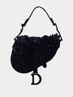 Dior Saddle Bag Limited Edition, Dior Floral Bag, Black Dior Bag, Chloe 2024, Wardrobe List, Dior Top, Number 19, Dream Bags, Dior Saddle