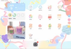 an image of a web page with various items on it, including soaps and lotions