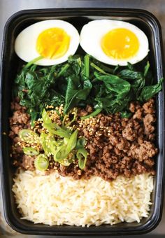 Korean Beef Bowl, Beef Bowl, Korean Beef, Breakfast Meal, Meal Prep Bowls, Make Ahead Meals