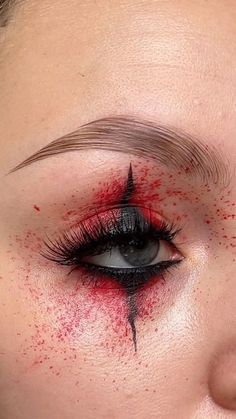 Nem Halloween Makeup, Спонж Beauty Blender, Devil Makeup, Halloweenský Makeup, Holloween Makeup, Horror Make-up, Vampire Makeup, Creepy Halloween Makeup, Cute Halloween Makeup