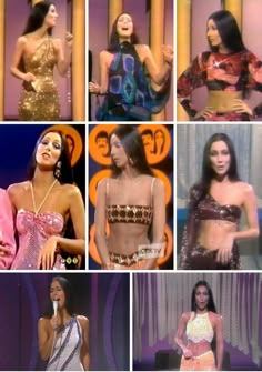 Cher Outfits 70s Casual, Iconic People Costumes, Cher Outfit Inspiration, 70s Club Fashion, Disco Style 70s Women, Cher Costume 70's, Cher Iconic Outfits