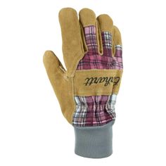 PRICES MAY VARY. Knit wrist debris protection, cowhide knuckle protection C100 3 m thinsulate insulation, brushed polyester lining Durable cotton duck with suede cowhide palm and palm patch 100 percent cotton; 100 percent polyester; 100 percent cowhide palm; 100 percent polyester; 65 percent polyolefin, 35 percent polyester Fencing Protective Gear, Cold Fingers, Womens Sherpa, Cold Weather Gloves, Carhartt Women, Wild Rose, Knitted Gloves