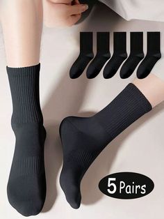 Negro  Collar  Tela Liso  Embellished Black Protective Sports Socks, Winter Non-slip Black Socks, Black Sporty Socks, Black Breathable Sporty Knee-high Socks, Sporty Black Breathable Knee-high Socks, Comfortable Non-slip Black Socks, Black Breathable Winter Socks, Casual Black Breathable Knee-high Socks, Casual Black Knee-high Sports Socks