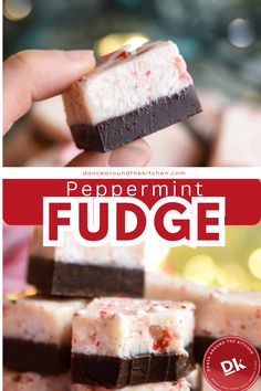 peppermint fudge is the perfect treat for any holiday party or special occasion