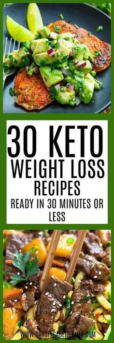 30 Keto Dinners You Can Make in 30 Minutes or Less Keto Guide, Keto Tips, Resep Diet, Diet Vegetarian, Diets For Beginners, High Fat Diet