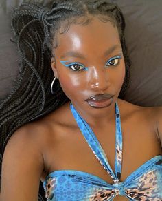 Futuristic Makeup, Funky Makeup, Cute Eye Makeup, I Am So Tired, Graphic Makeup, Makeup For Black Skin, Brown Skin Makeup, Cool Makeup Looks, Eye Makeup Designs