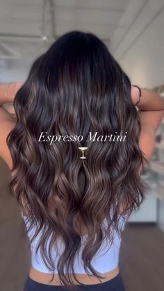 Homecoming Hairstyles We Love Brunette Hair For Summer 2024, Dark Brown Base Balayage, Dark Brown To Auburn Balayage, Chocolate Brown Hair With Dark Highlights, Espresso Balayage Hair, Mocha Espresso Balayage, Brunette Hair Balayage Dark, Dimensional Brunette Ashy Dark, Brown Hair Dimension Brunettes