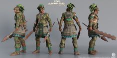 ArtStation - Constrictor Ocelotl Variation, Annina Weber Demonic Samurai, Aztec Character, Armor Drawing, Dark Sun, Ancient Maya, For Honor, Mythology Art