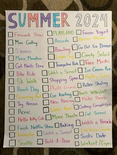 Summer 2024, summer bucket list, things to do in summer Summer Bucket List 2024, Senior Bucket List, Things To Do In Summer, July Activities, Summer Movie, Summer Bucket List, Summer Fun List, Bucket Lists, List Ideas