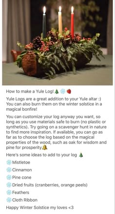 Yule Balls Diy, Yule Holiday Traditions, Norse Yule Traditions, Yule Log Diy Winter Solstice, Norse Pagan Yule Decorations, Yule Log Traditional Winter Solstice, Yule Ideas Pagan, Yule Christmas Decor, Pagan Yule Log