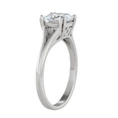 This gorgeous Contessa Di Capri Cushion Cut Ring is a must add to your fine jewelry collection.Click on this JEWELRY & WATCHES GUIDE to learn about fit, styles, materials and more! RING DETAILS Setting: prong 7mm Metal: sterling silver Plating: rhodium Finish: polished Packaging: boxedSTONE DETAILS Stone type: cubic zirconia 7x7mm Center stone weight: 2 1/10 ct. Total weight: 2 1/10 ct. Shape: cushion cut Clear Gemstones may have been treated to enhance their appearance. Special care may be requ Solitaire Asscher Cut Jewelry For Promise, Asscher Cut Solitaire Jewelry For Formal Occasions, Classic Jewelry With Center Stone, Formal Asscher Cut Solitaire Jewelry, Classic Asscher Cut Jewelry With Prong Setting, Classic White Asscher Cut Jewelry, Adjustable Solitaire Diamond Ring For Formal Occasions, Formal Adjustable Solitaire Diamond Ring, Formal Solitaire Diamond Ring Adjustable