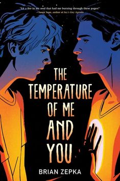 the temperature of me and you by brain zepka is shown in this book cover