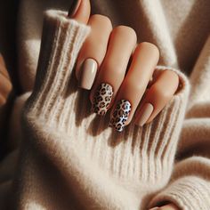 Winter Nails, Summer 2024, Cute Nails, Leopard Print, Hair Makeup, Manicure, Nail Art, Nails, Makeup