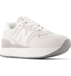 New Balance 574+ Platform Sneaker (Women) | Nordstrom 574 Platform New Balance, Platform New Balance 574, Chunky New Balance Sneakers, New Balance Platform Sneakers, Platform New Balance, New Balance 574 Platform, Platform Sneakers Outfit, Platform Outfit, Dream Shoe