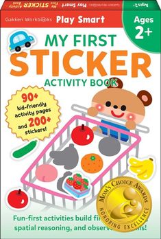 Play Smart My First STICKER BOOK Sticker Activity, Childrens Books Activities, Adorable Stickers, Activity Workbook, Kid Friendly Activities, Reward Stickers, Picture Puzzles, Jokes And Riddles, Preschool Activity