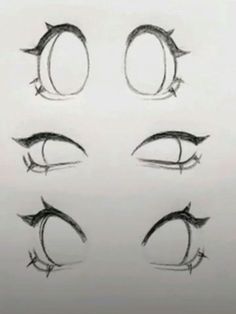 Different Types Of Eyes, Easy Eye Drawing, Types Of Eyes, Art Tools Drawing, Sketches Tutorial, Easy Doodles Drawings, Easy Drawings Sketches, Cute Doodles Drawings