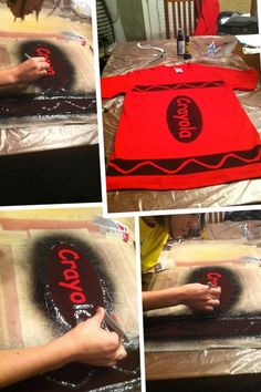 the process of making a t - shirt with coca cola on it