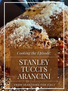 the cover of cooking the episode stanley tucci's aranci from searching for italy