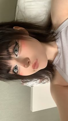 Egirl Face, Gothic Eye Makeup, The Perfect Girl, Makeup Eye Looks, Goth Beauty, Boy And Girl Best Friends, Makeup Looks Tutorial, Asian Makeup