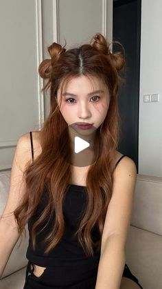 Miki Tew on Instagram: "Karina同款舞台发型✨

下一期想看什么～

#hairstyle  #hairtutorial  #aespakarina" Intricate Hairstyles, Easy Care Hairstyles, Beauty Hacks Skincare, Makeup Transformation, Winter Beauty, Hair Care Tips, Gorgeous Hair, Halloween Nails, Hair Hacks