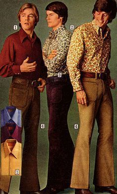 Mens 80s Style, Men 70s Fashion, 1970s Mens Fashion, Boys To Men, 70s Fashion Men, 70s Mens Fashion, 80s Fashion Men, 1970s Clothing, Fashion 1980s